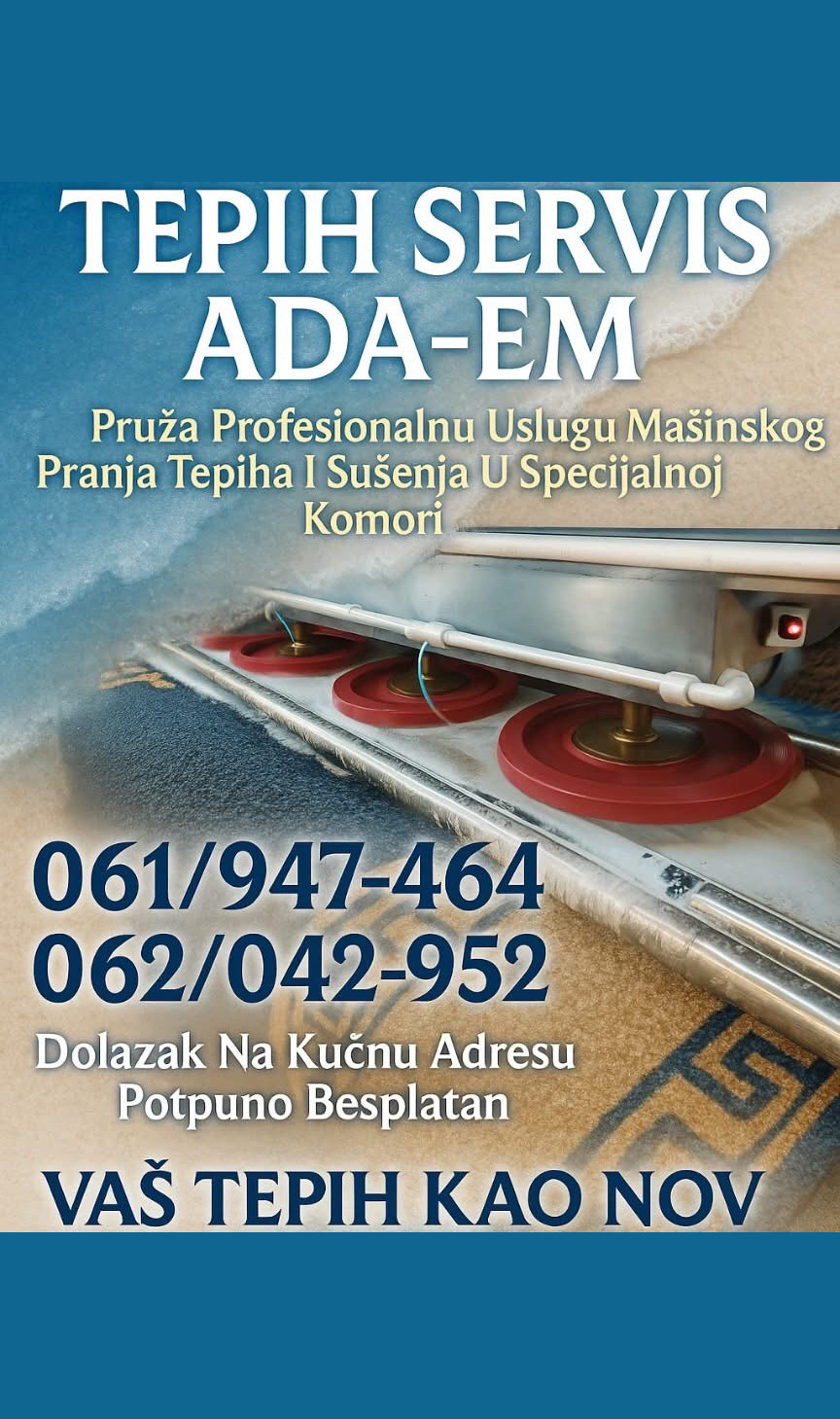 ADA EM Mašinsko Pranje Tepiha