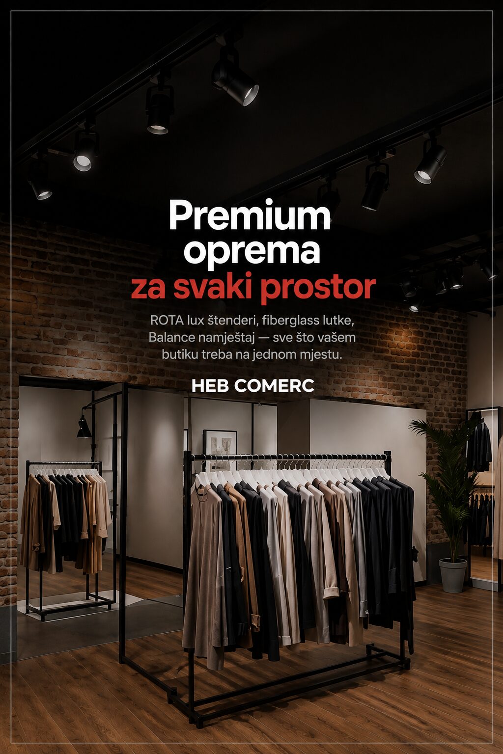 HEB COMERC — lutke, štenderi, korpe, taburei i mnogo više